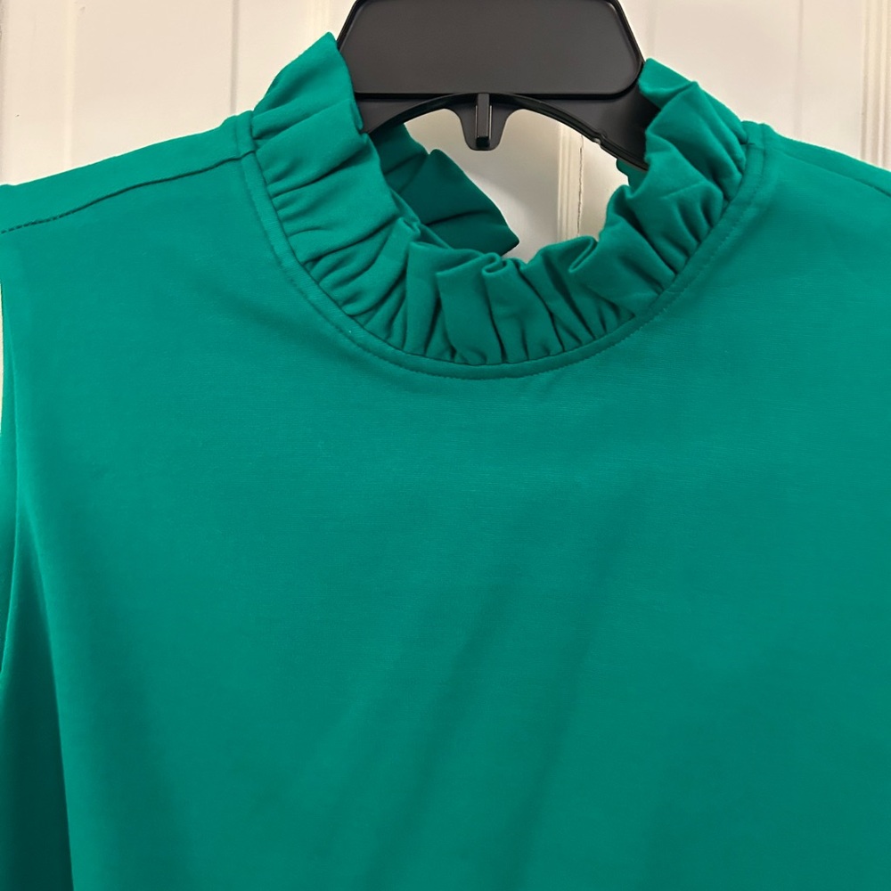 Classic Kelly green Jude Connally mini tank dress, XL